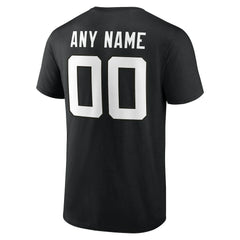 Jacksonville Jaguars Team Authentic Personalized Name & Number T-Shirt Black