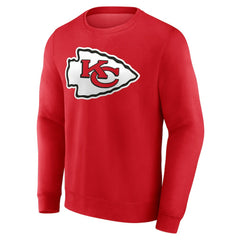 Kansas City Chiefs Team Authentic Personalized Name & Number Sweatshirt Red
