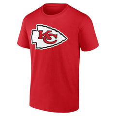 Kansas City Chiefs Team Authentic Personalized Name & Number T-Shirt Red