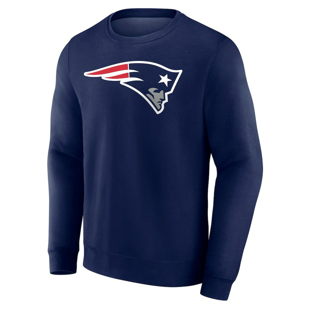 New England Patriots Team Authentic Personalized Name & Number Sweatshirt Navy