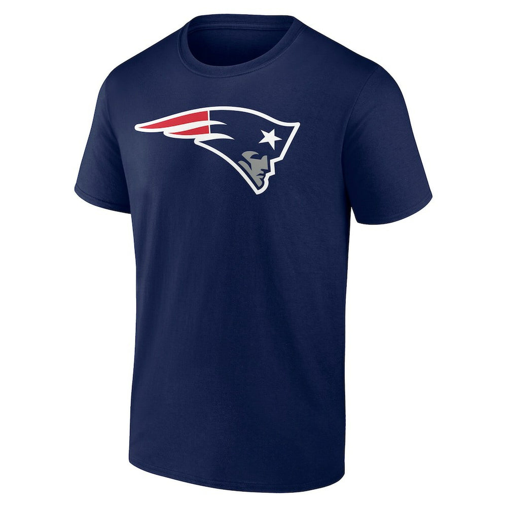 New England Patriots Team Authentic Personalized Name & Number T-Shirt Navy