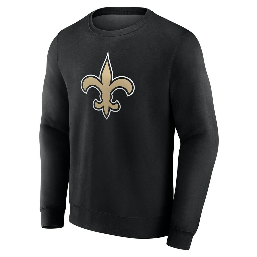 New Orleans Saints Team Authentic Personalized Name & Number Sweatshirt Black