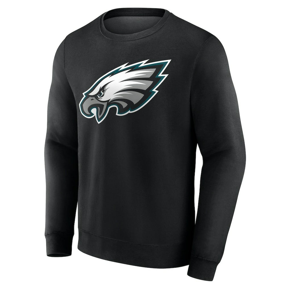 Philadelphia Eagles Team Authentic Personalized Name & Number Sweatshirt Black