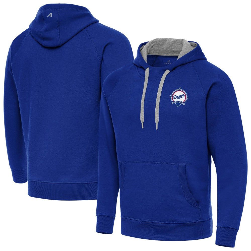 Los Angeles Dodgers Antigua Back-to-Back World Series Champions Victory Hoodie - Royal - MLB Lifestyle