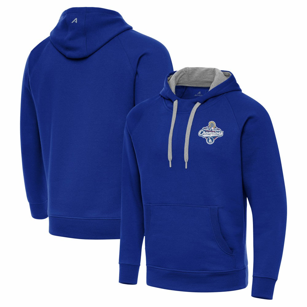 Los Angeles Dodgers Antigua 2025 World Series Champions Victory Hoodie - Royal - MLB Online