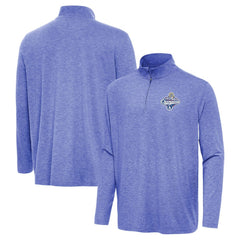 Los Angeles Dodgers Antigua 2025 World Series Champions Hunk Quarter-Zip Top - Heather Royal - MLB on Sale