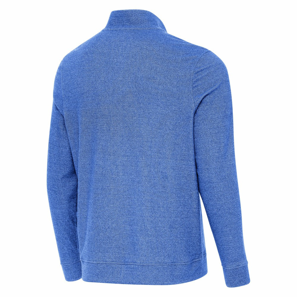 Los Angeles Dodgers Antigua 2025 World Series Champions Subtle Quarter-Zip Sweatshirt - Heather Royal - MLB on Sale