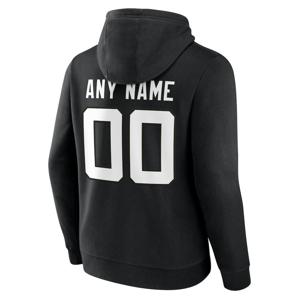 Jacksonville Jaguars Big & Tall Team Authentic Custom Hoodie Black