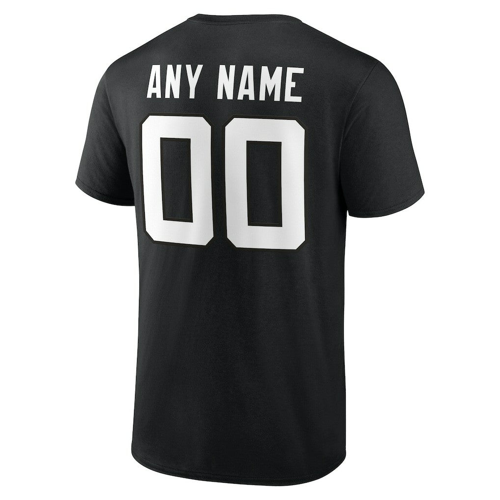 Jacksonville Jaguars Big & Tall Team Authentic Custom T-Shirt Black