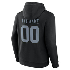 Las Vegas Raiders Big & Tall Team Authentic Custom Hoodie Black