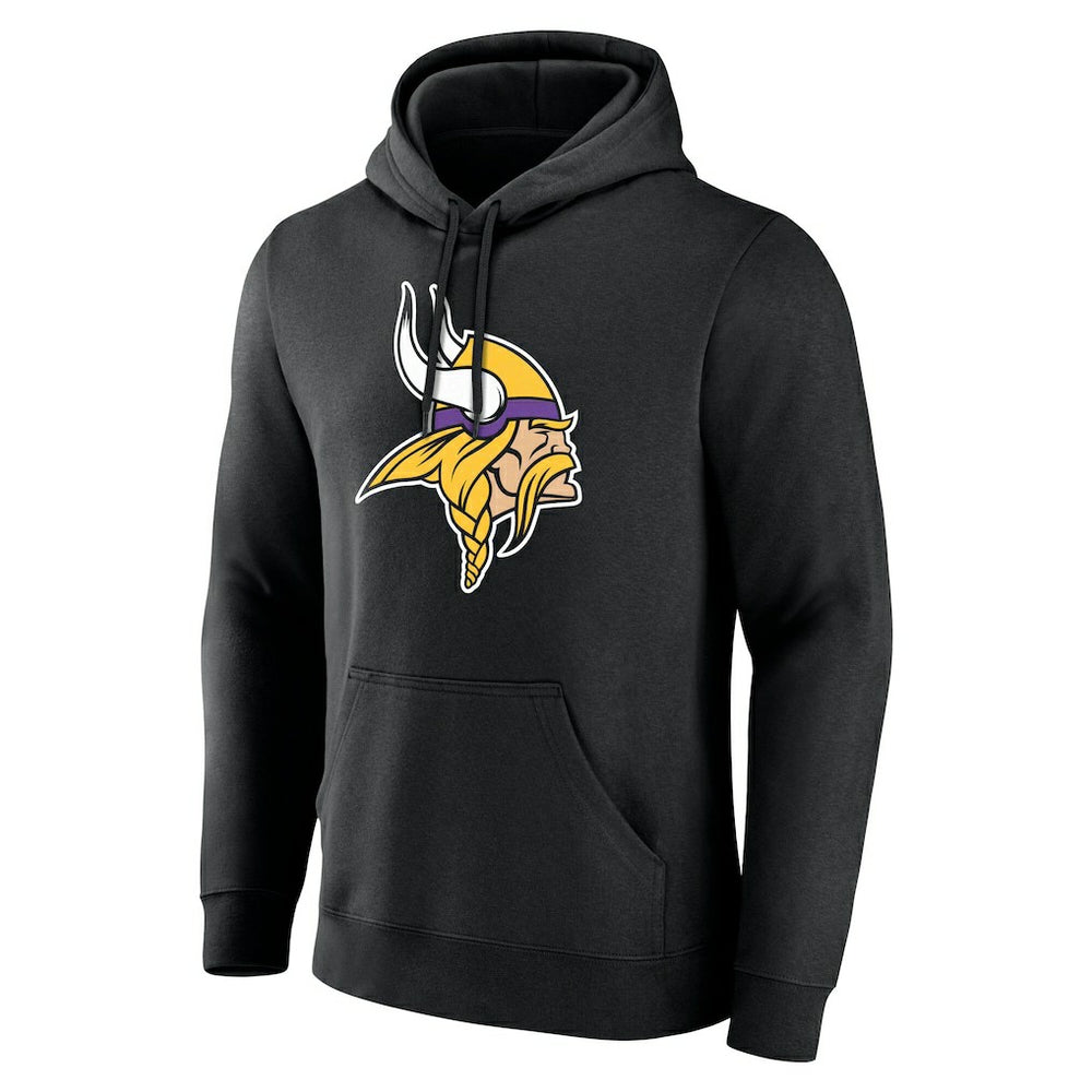Minnesota Vikings Big & Tall Team Authentic Custom Hoodie Black