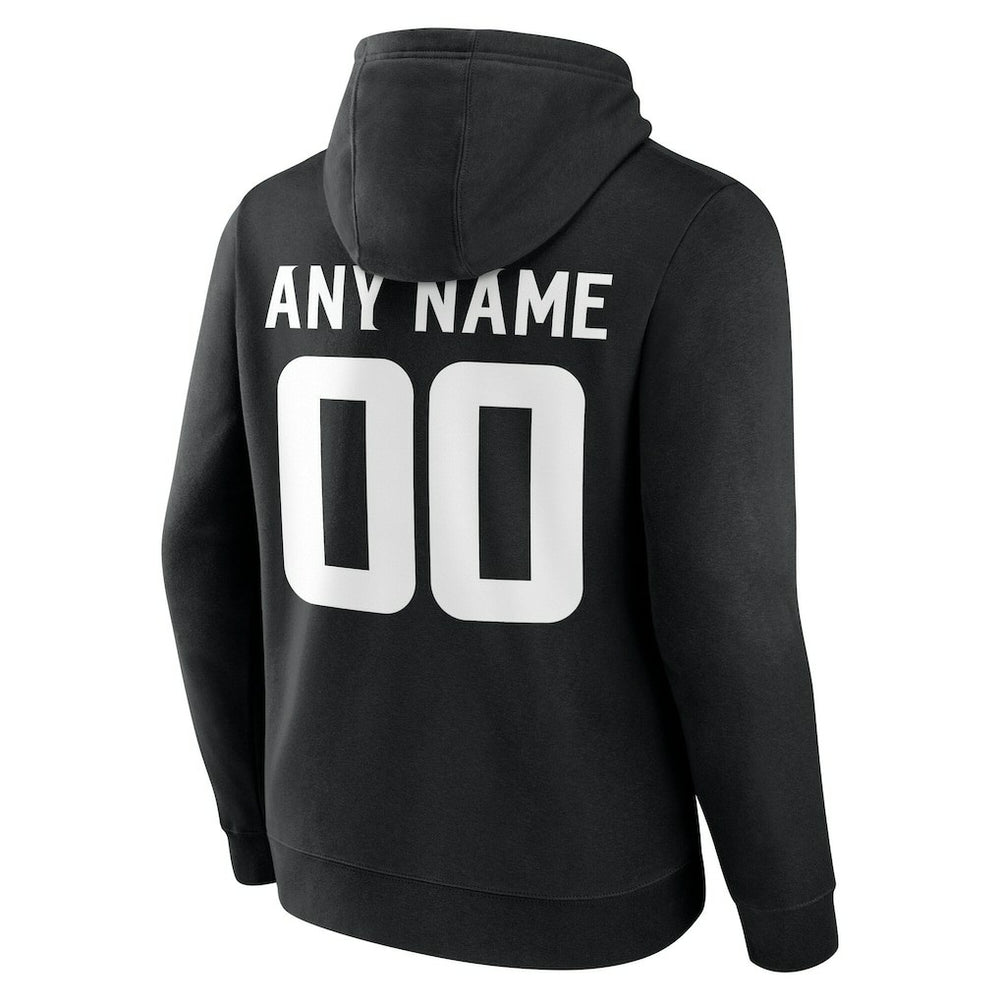 Minnesota Vikings Big & Tall Team Authentic Custom Hoodie Black