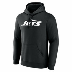 New York Jets Big & Tall Team Authentic Custom Hoodie Black