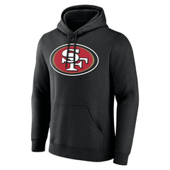 San Francisco 49ers Big & Tall Team Authentic Custom Hoodie Black