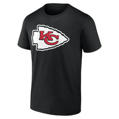 Kansas City Chiefs Big & Tall Team Authentic Custom T-Shirt Black