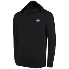 Los Angeles Dodgers 2025 World Series Champions Seabreeze Half-Zip Hoodie - Black - MLB Discount