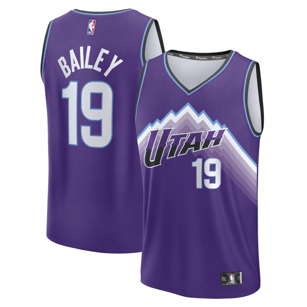 Ace Bailey Utah Jazz Fast Break Replica Jersey Purple Icon Edition | Fanatics