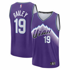 Ace Bailey Utah Jazz Fast Break Replica Jersey Purple Icon Edition | Fanatics