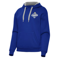 Los Angeles Dodgers Antigua Women's 2025 World Series Champions Victory Hoodie - Royal - MLB Discount