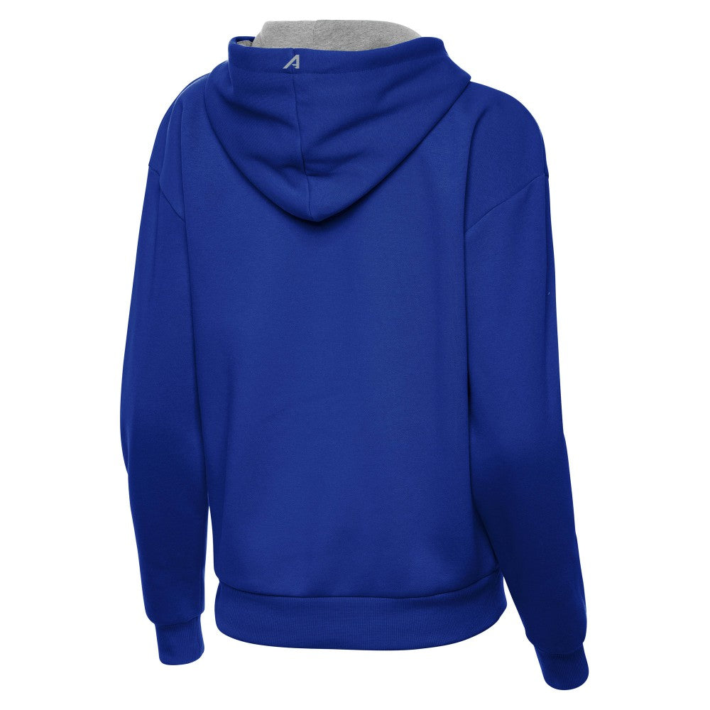 Los Angeles Dodgers Antigua Women's 2025 World Series Champions Victory Hoodie - Royal - MLB Discount