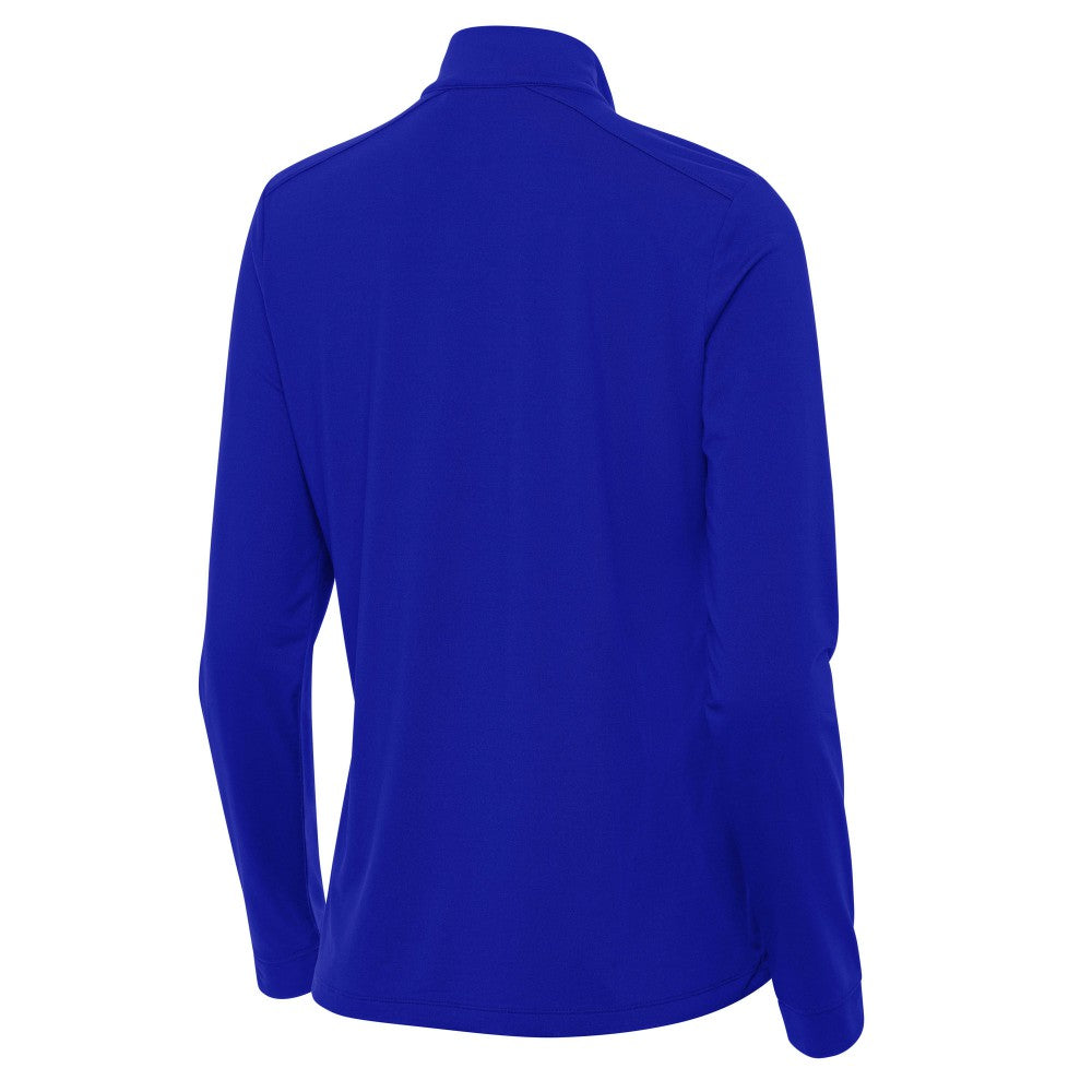 Los Angeles Dodgers Antigua Women's 2025 World Series Champions Intent Quarter-Zip Pullover - Royal - MLB Sale