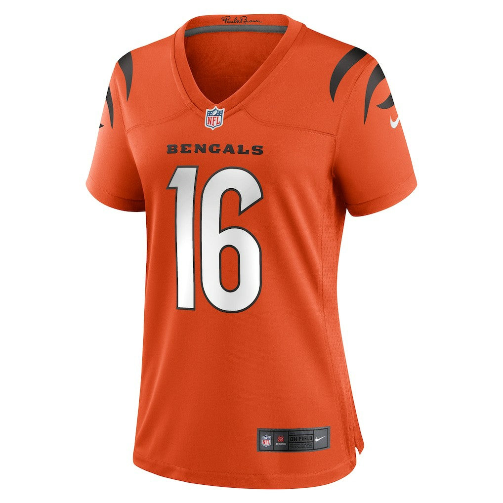 Nike Joe Flacco Cincinnati Bengals Women's Alternate Game Jersey Orange