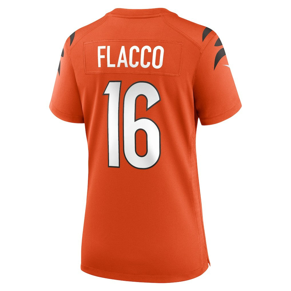 Nike Joe Flacco Cincinnati Bengals Women's Alternate Game Jersey Orange
