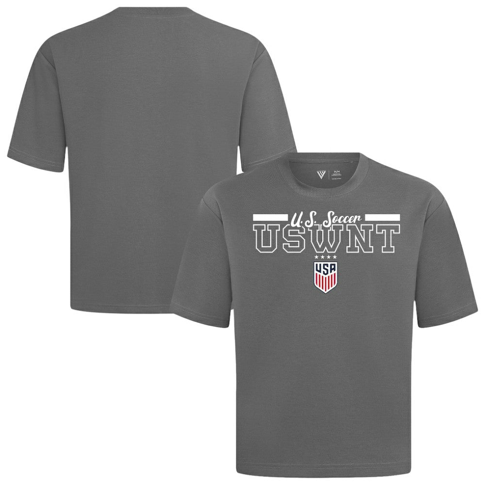 USWNT Levelwear Vanguard Luxe Signature T-Shirt Gray