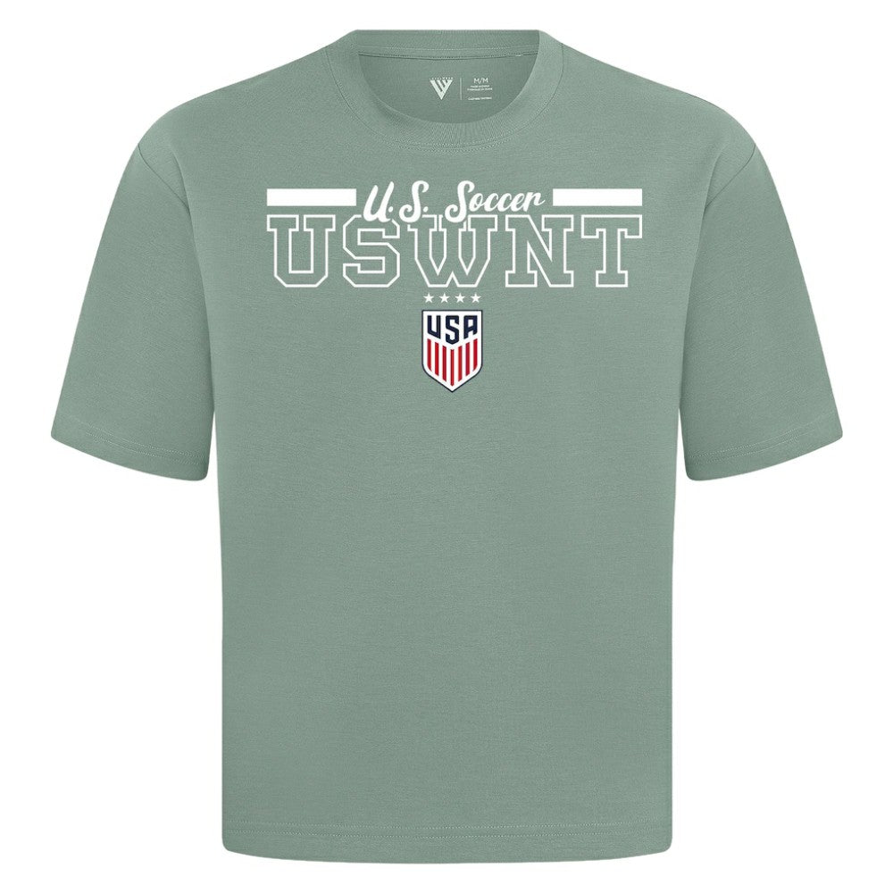 USWNT Levelwear Vanguard Luxe Signature T-Shirt Green