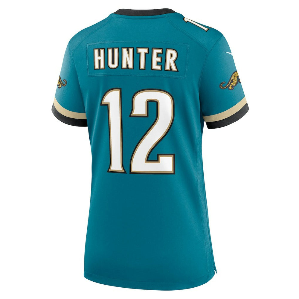 Nike Travis Hunter Jacksonville Jaguars Women's Alternate 2 Prowler Throwback Game Jersey Teal