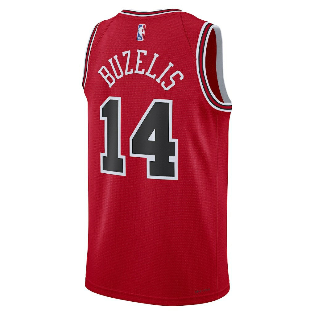 Matas Buzelis Chicago Bulls Unisex Swingman Player Jersey for sale Icon Editi- Red | Nike US