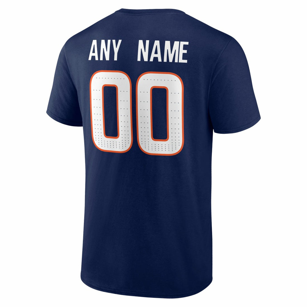 Denver Broncos Big & Tall Team Authentic Custom T-Shirt Navy