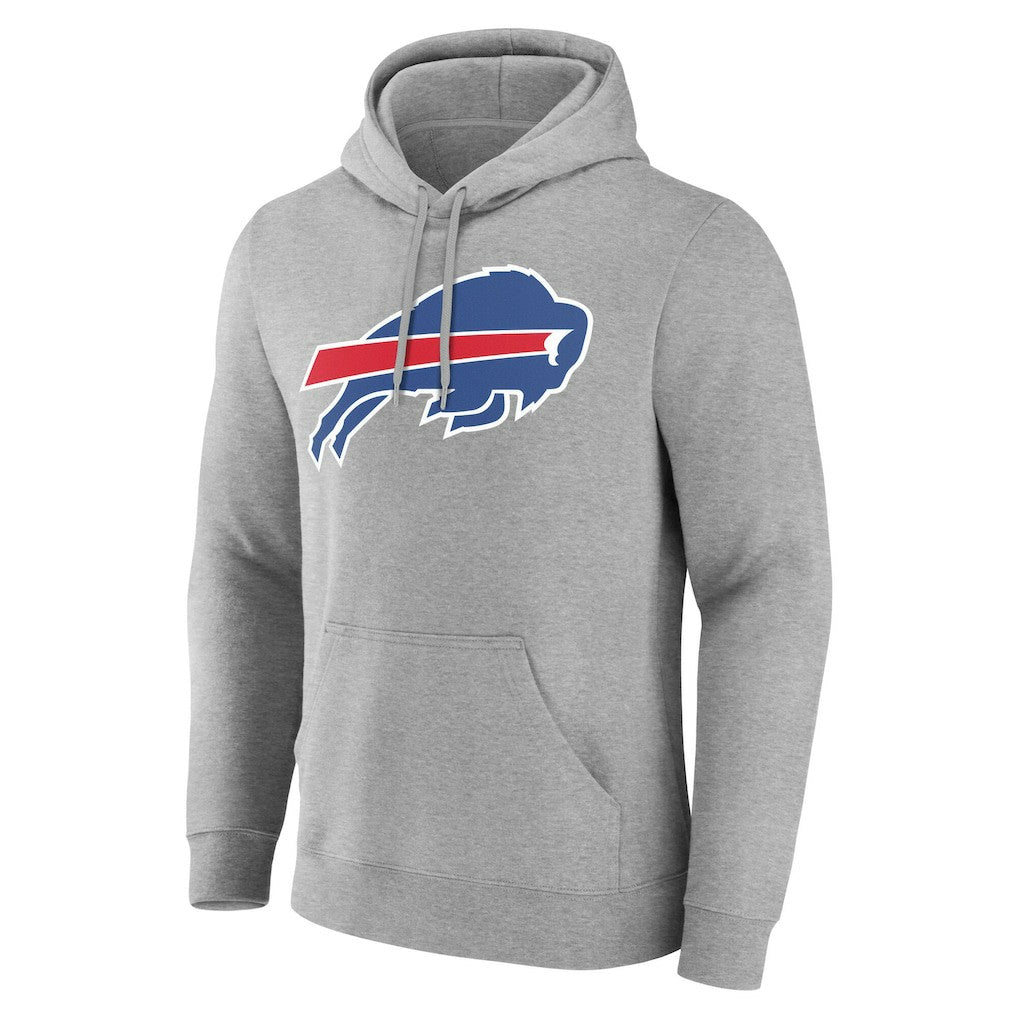 Buffalo Bills Big & Tall Team Authentic Custom Hoodie Gray