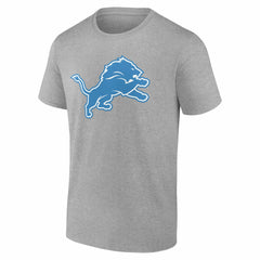Detroit Lions Big & Tall Team Authentic Custom T-Shirt Gray