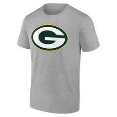 Green Bay Packers Big & Tall Team Authentic Custom T-Shirt Gray