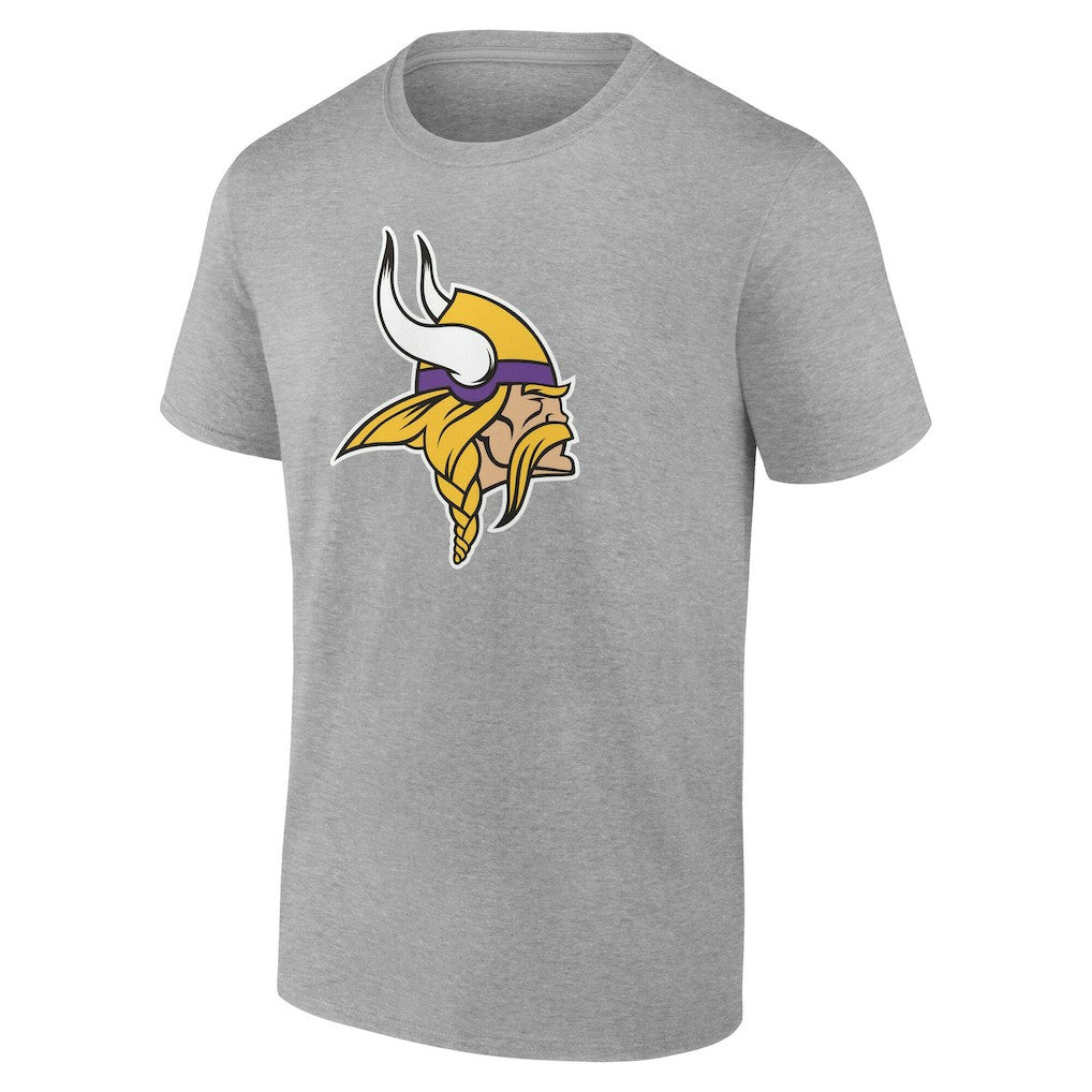 Minnesota Vikings Big & Tall Team Authentic Custom T-Shirt Gray