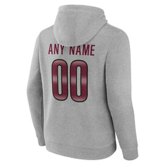 Washington Commanders Big & Tall Team Authentic Custom Hoodie Gray