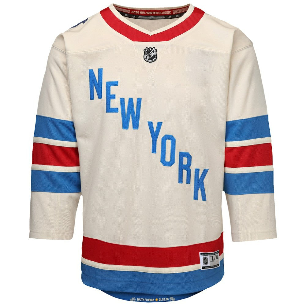 New York Rangers Outerstuff Youth 2026 NHL Winter Classic Premier Jersey - White - NHL 203585793