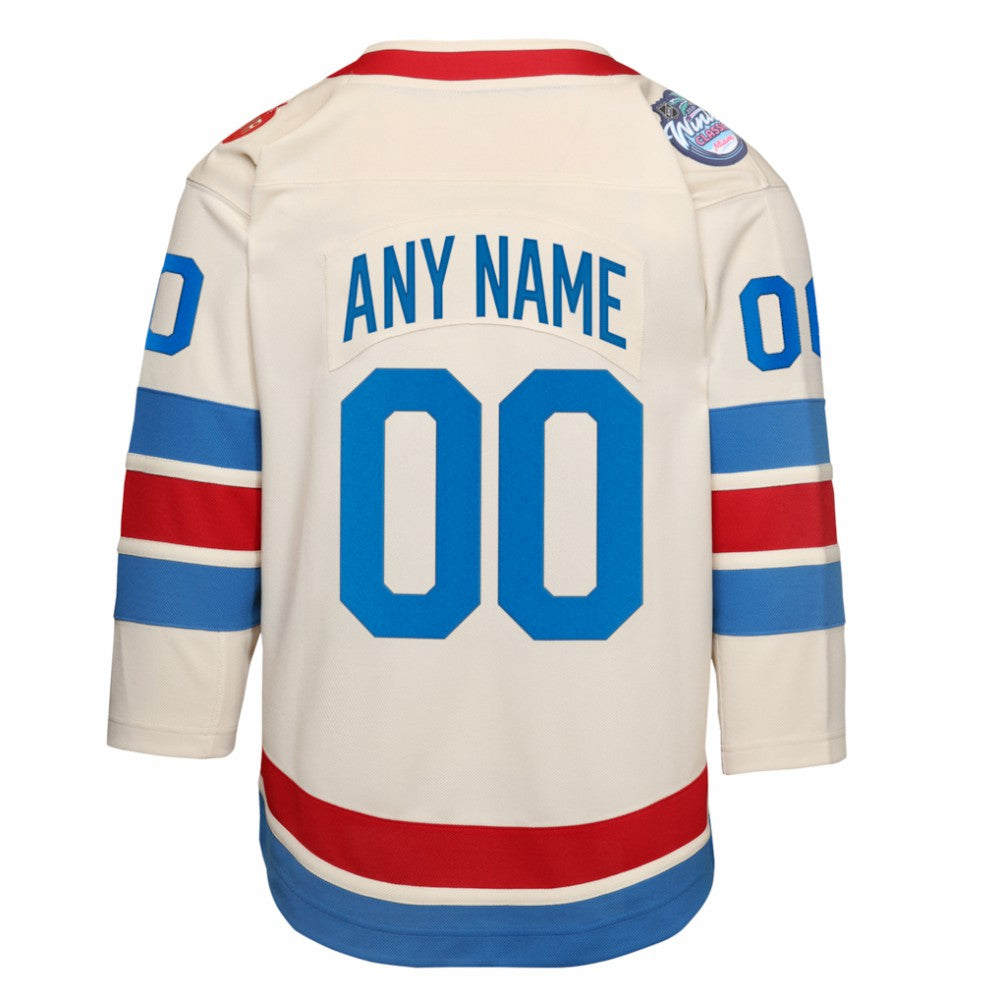 New York Rangers Outerstuff Youth 2026 NHL Winter Classic Premier Custom Jersey - White - NHL 203585795