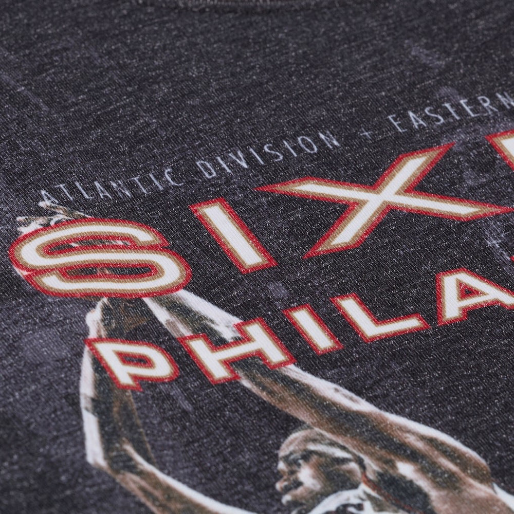 Philadelphia 76ers Hardwood Classics Originals Collection 2000-2001 Team Roster T-Shirt Black | Mitchell & Ness US