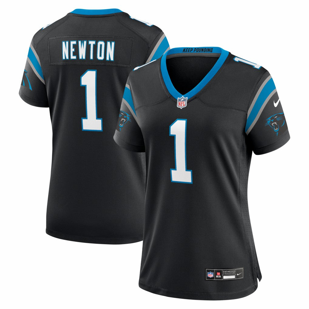 Nike Cam Newton Carolina Panthers Women's Team Retired Game Jersey Black