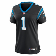 Nike Cam Newton Carolina Panthers Women's Team Retired Game Jersey Black