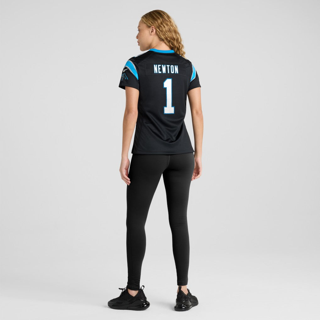 Nike Cam Newton Carolina Panthers Women's Team Retired Game Jersey Black
