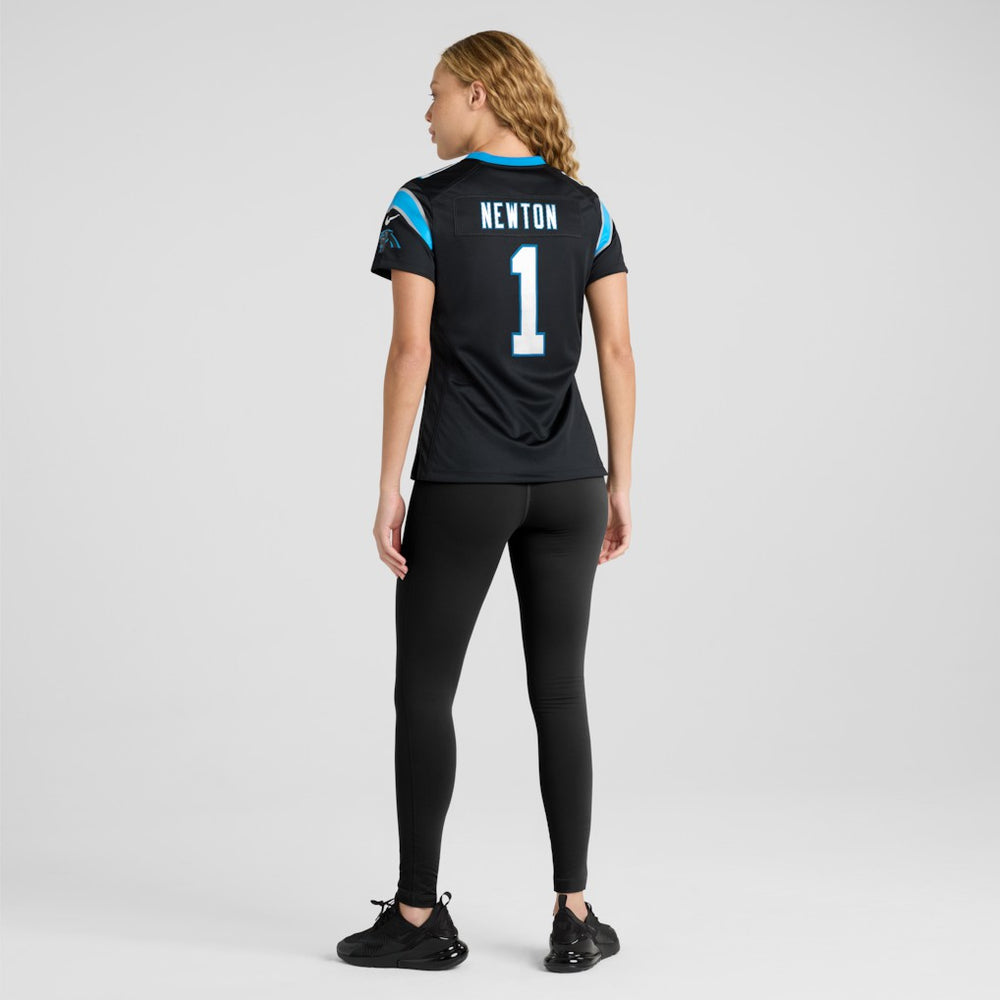 Nike Cam Newton Carolina Panthers Women's Team Retired Game Jersey Black
