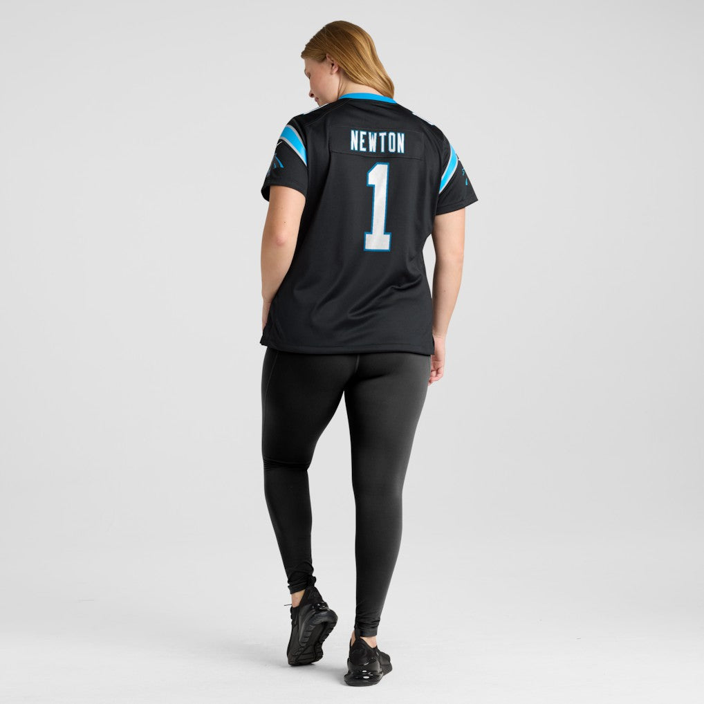 Nike Cam Newton Carolina Panthers Women's Team Retired Game Jersey Black