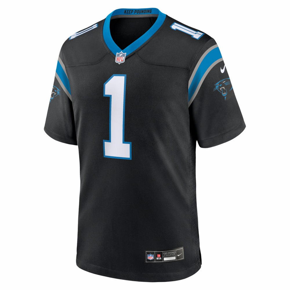 Nike Cam Newton Carolina Panthers Team Retired Game Jersey Black