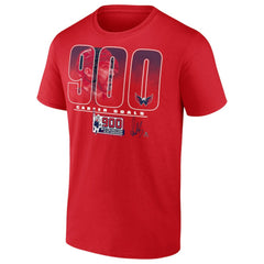 Alexander Ovechkin Washington Capitals 900th Career Goal T-Shirt - Red - NHL 203596086