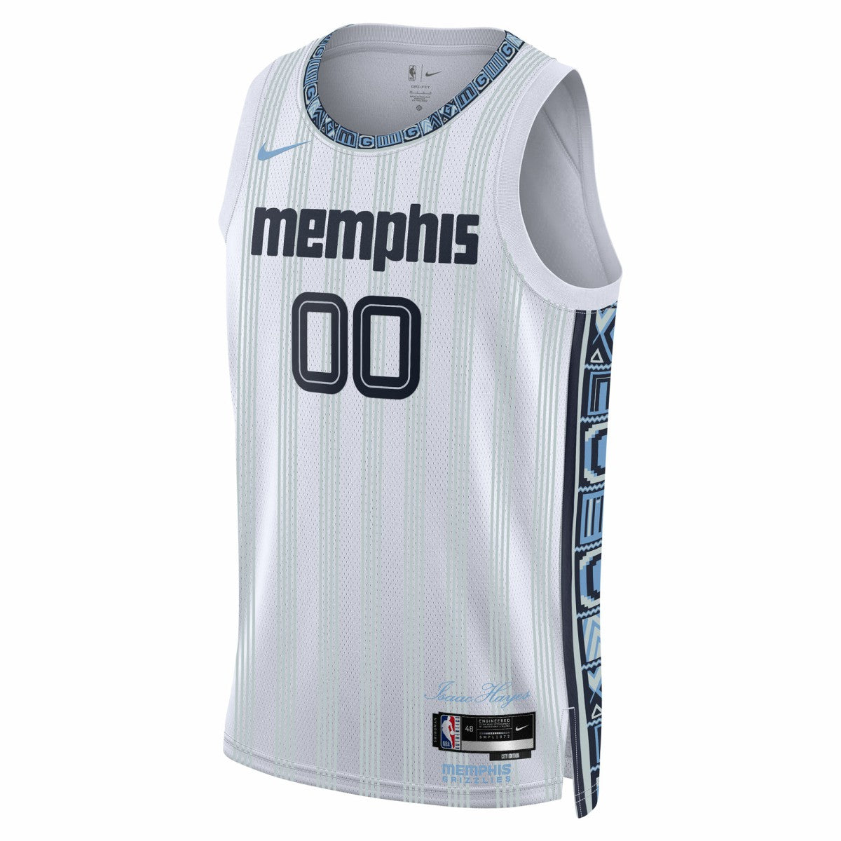 Memphis Grizzlies Unisex 2025/26 City Edition Swingman Custom Jersey White | Nike