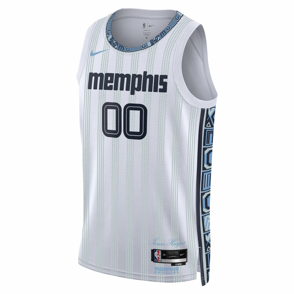 Memphis Grizzlies Unisex 2025/26 City Edition Swingman Custom Jersey White | Nike
