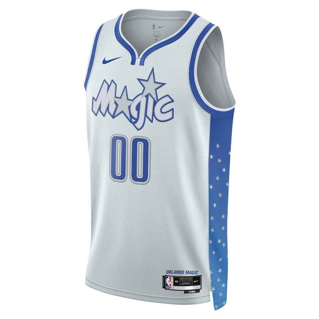 Orlando Magic Unisex 2025/26 City Edition Swingman Custom Jersey Silver | Nike Lifestyle